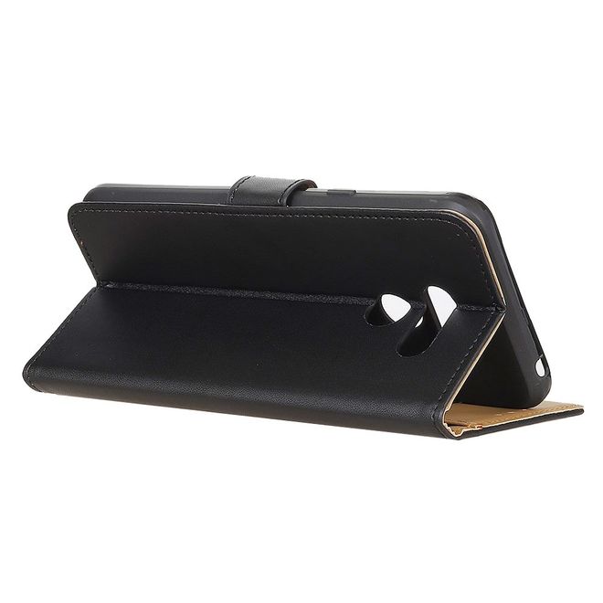 Étui pour LG K40S - Collection Classique II Cuir - Noir
