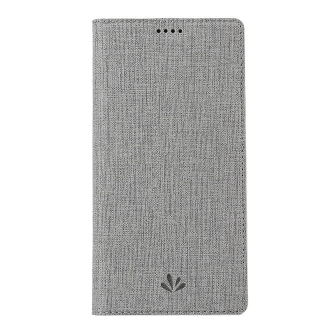 Vili Dmx - HTC Desire 19+ Hülle - Case aus Leder - mit Standfunktion - grau