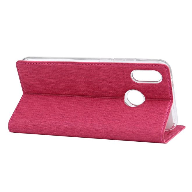 Vili Dmx - HTC Desire 19+ Hülle - Case aus Leder - mit Standfunktion - rosa