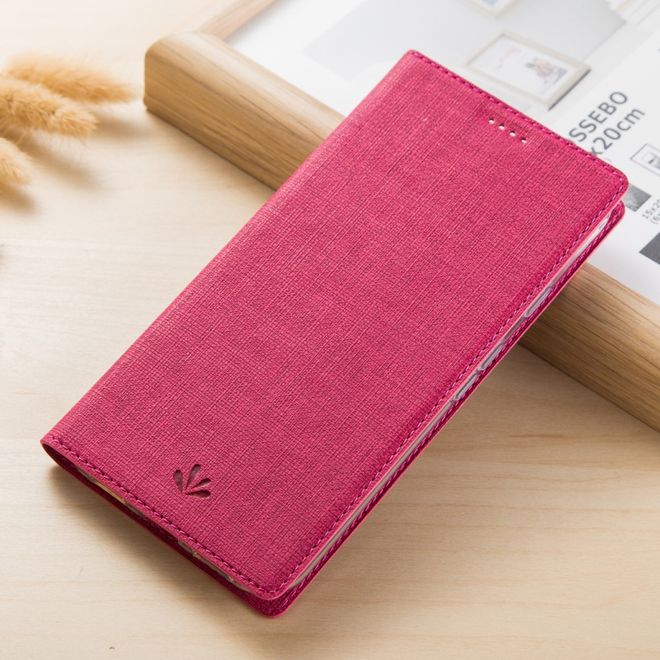 Vili Dmx - HTC Desire 19+ Hülle - Case aus Leder - mit Standfunktion - rosa