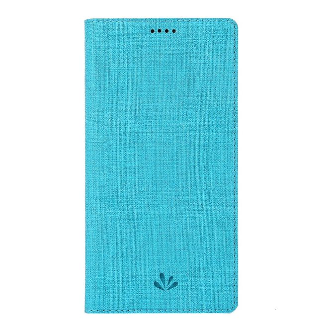 Vili Dmx - HTC Desire 19+ Hülle - Case aus Leder - mit Standfunktion - blau