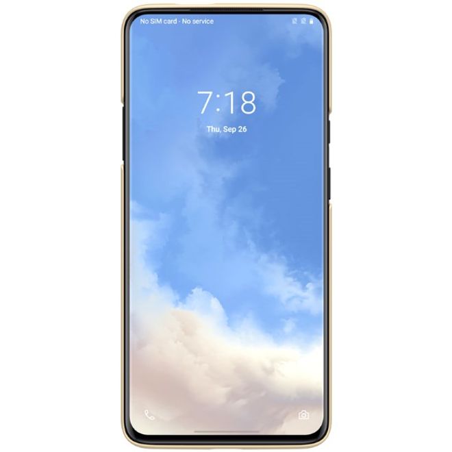 Nillkin - OnePlus 7T Pro Hülle - Plastik Case - Super Frosted Shield Series - gold