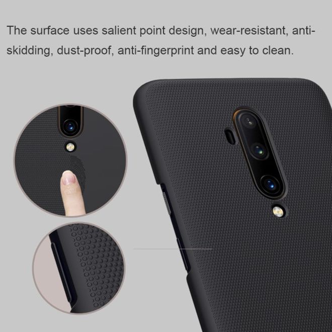 Nillkin - OnePlus 7T Pro Hülle - Plastik Case - Super Frosted Shield Series - gold
