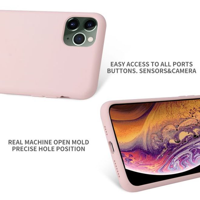 Coque pour iPhone 11 Pro Max - Série Silicone Liquide - blanche