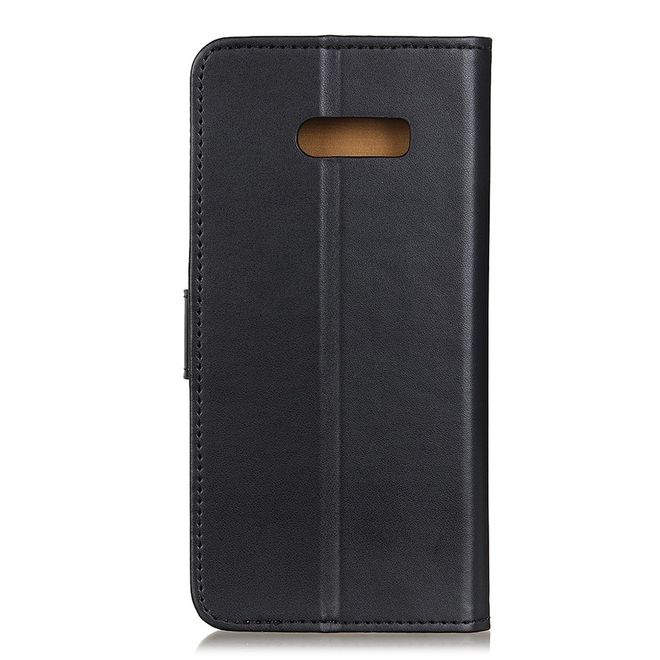 LG G8X ThinQ Handy Hülle - Classic II Leder Bookcover Series - schwarz