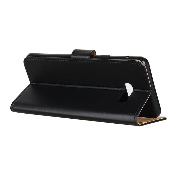 LG G8X ThinQ Handy Hülle - Classic II Leder Bookcover Series - schwarz