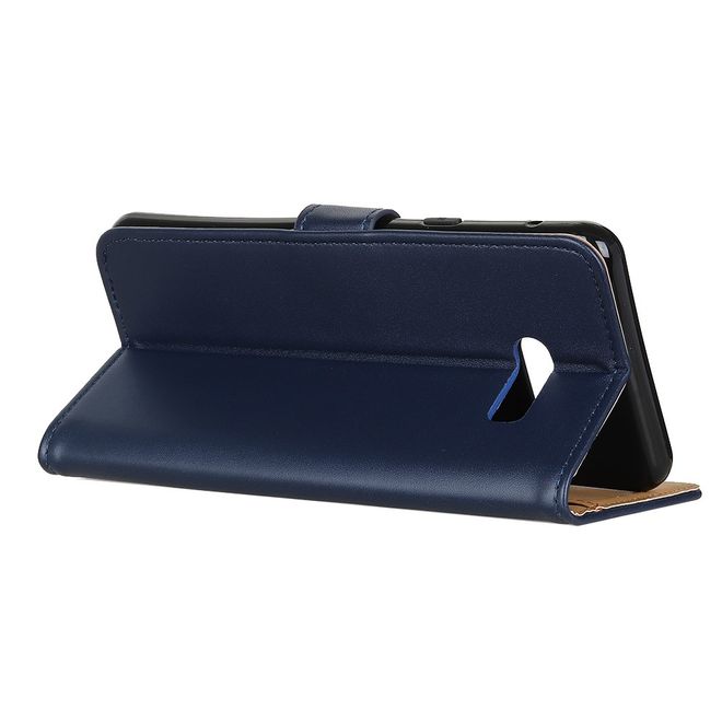 Étui pour LG G8X ThinQ - Collection Classique II Cuir - Bleu