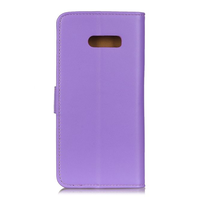 LG G8X ThinQ Phone Case - Classic II Leather Bookcover Series - Purple