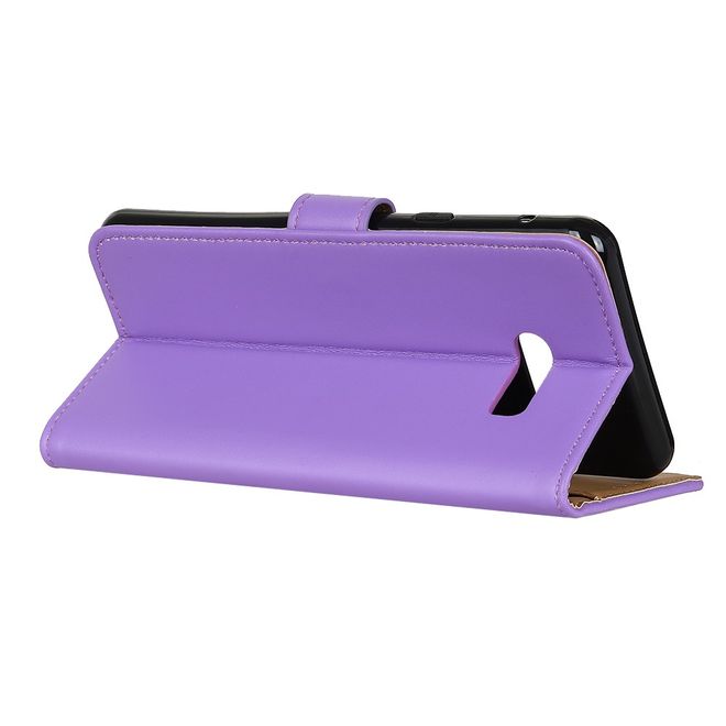 LG G8X ThinQ Phone Case - Classic II Leather Bookcover Series - Purple