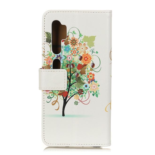 Xiaomi Mi Note 10 / Note 10 Pro Handy Hülle - Leder Bookcover Image Series - farbiger Baum