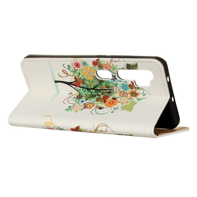 Xiaomi Mi Note 10 / Note 10 Pro Handy Hülle - Leder Bookcover Image Series - farbiger Baum