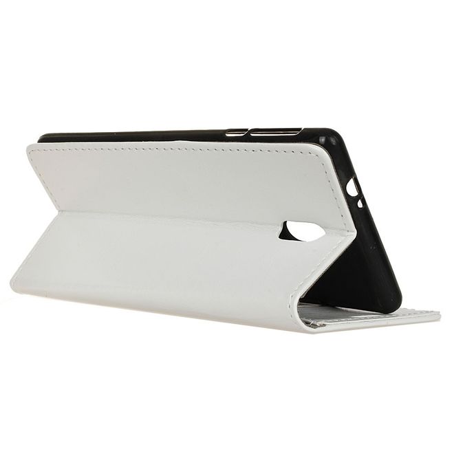 Nokia 2.3 Handyhülle - Crazy Horse Leder Bookcover Series - weiss