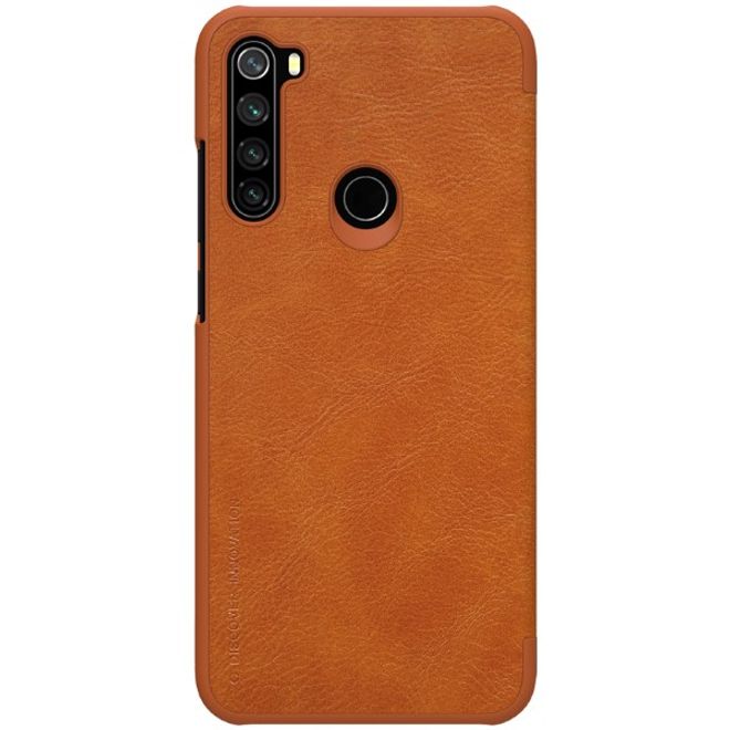 Nillkin - Xiaomi Redmi Note 8T Hülle - Leder Book Case - Qin Series - braun