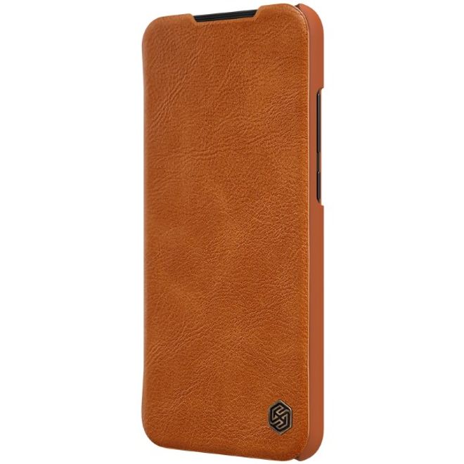 Nillkin - Xiaomi Redmi Note 8T Hülle - Leder Book Case - Qin Series - braun