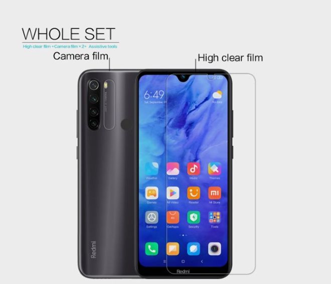 Nillkin - Xiaomi Redmi Note 8T Schutzfolie - Super Clear Whole Set Series