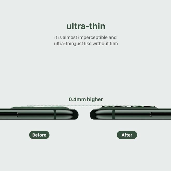 Nillkin - iPhone 11 Kameralinsen Schutzglas - CLRFilm Series - purpur
