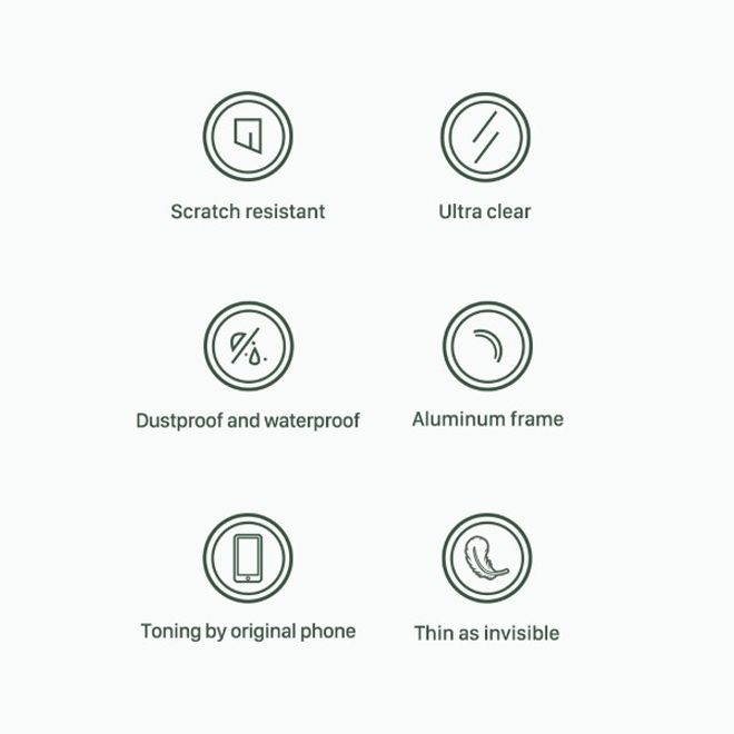 Nillkin - iPhone 11 Kameralinsen Schutzglas - CLRFilm Series - purpur