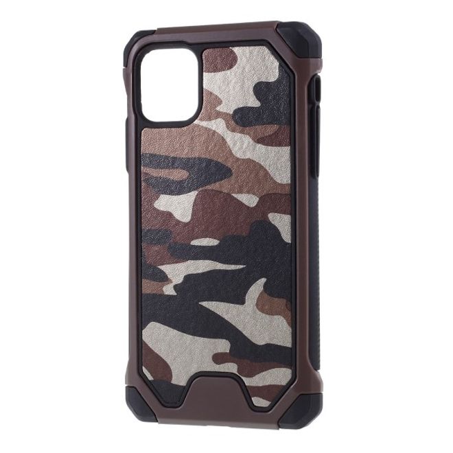 iPhone 11 Pro Max case - shock-resistant hard case with camouflage pattern - camouflage brown