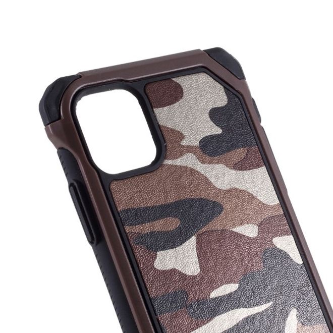 iPhone 11 Pro Max case - shock-resistant hard case with camouflage pattern - camouflage brown