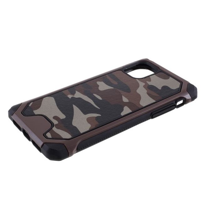 iPhone 11 Pro Max case - shock-resistant hard case with camouflage pattern - camouflage brown
