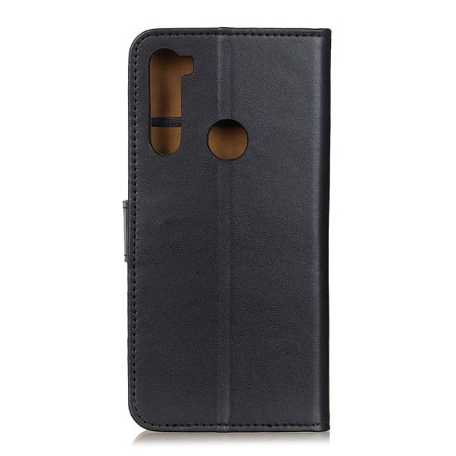 Xiaomi Redmi Note 8T Handy Hülle - Classic II Leder Bookcover Series - schwarz