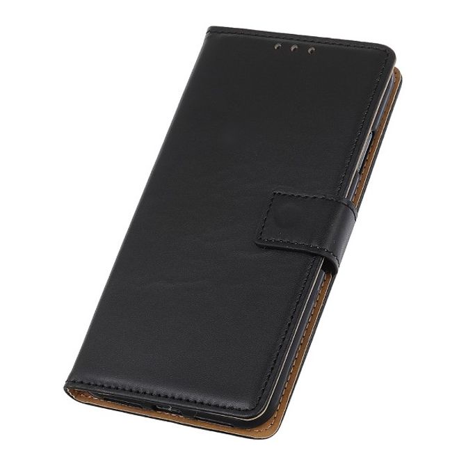 Xiaomi Redmi Note 8T Handy Hülle - Classic II Leder Bookcover Series - schwarz