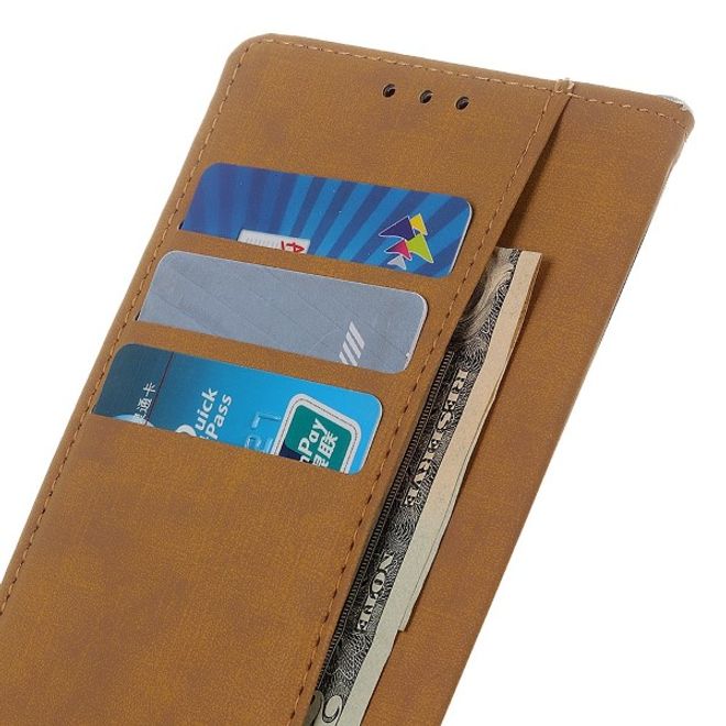 Xiaomi Redmi Note 8T Handy Hülle - Classic II Leder Bookcover Series - silber