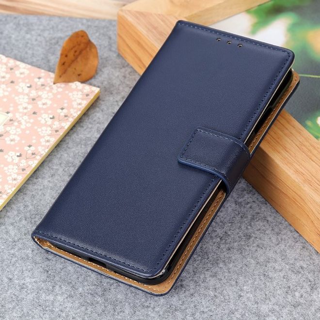 Xiaomi Redmi Note 8T Handy Hülle - Classic II Leder Bookcover Series - blau