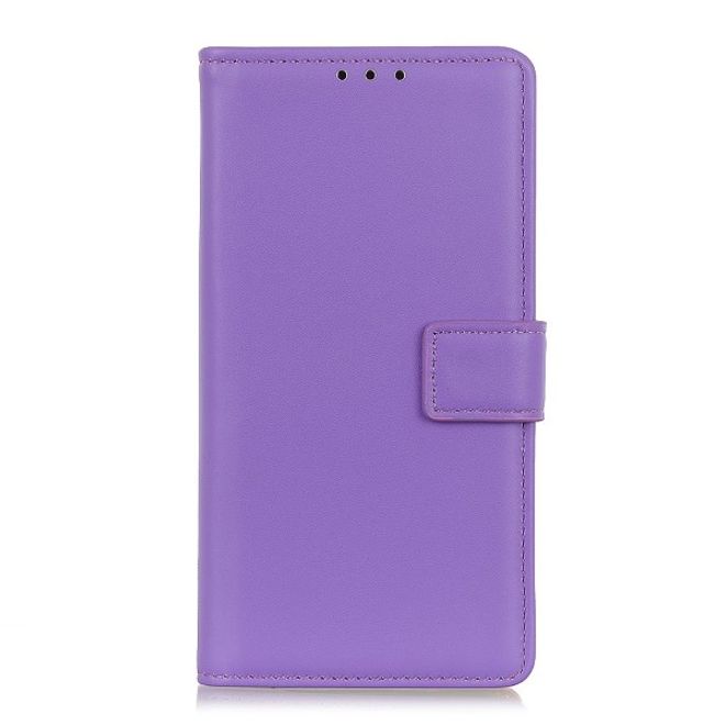 Xiaomi Redmi Note 8T Handy Hülle - Classic II Leder Bookcover Series - purpur