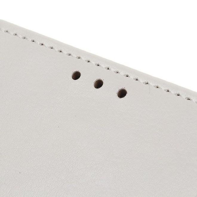 Xiaomi Redmi Note 8T Handyhülle - Crazy Horse Leder Bookcover Series - weiss
