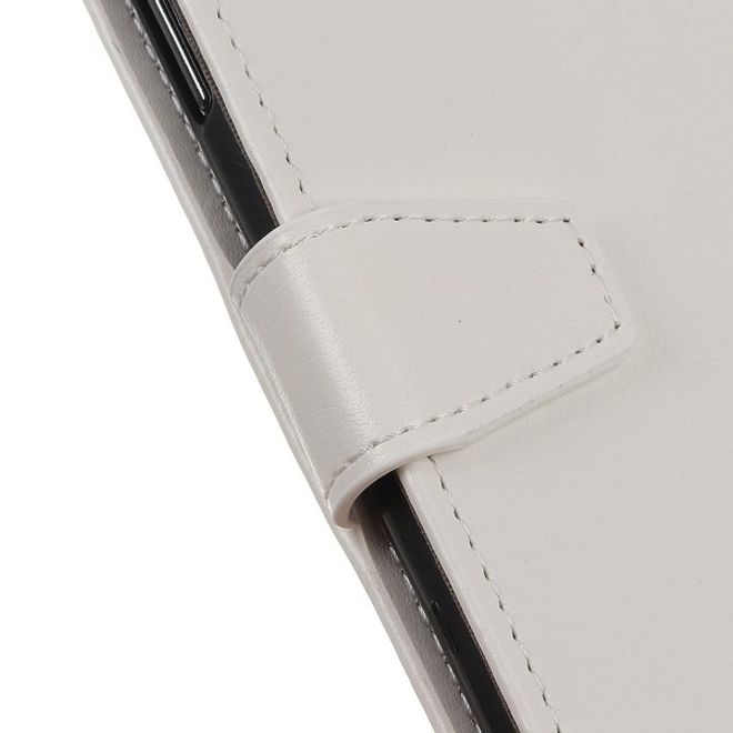 Xiaomi Redmi Note 8T Handyhülle - Crazy Horse Leder Bookcover Series - weiss