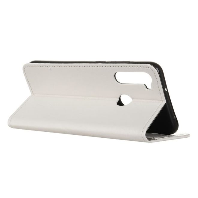 Xiaomi Redmi Note 8T Handyhülle - Crazy Horse Leder Bookcover Series - weiss