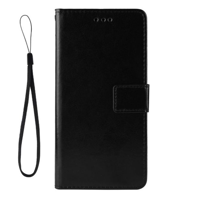 Xiaomi Mi Note 10 / Note 10 Pro Handyhülle - Crazy Horse IV Leder Bookcover Series - schwarz