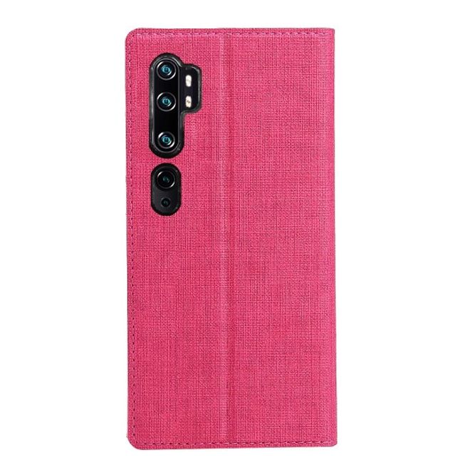 Vili Dmx - Xiaomi Mi Note 10 / Note 10 Pro Hülle - Case aus Leder - mit Standfunktion - rosa