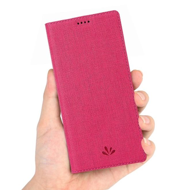 Vili Dmx - Xiaomi Mi Note 10 / Note 10 Pro Hülle - Case aus Leder - mit Standfunktion - rosa