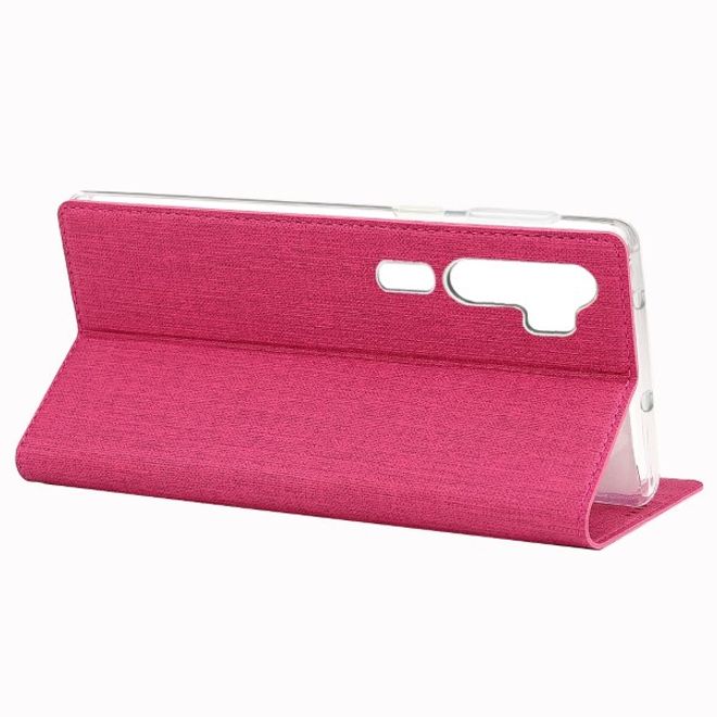 Vili Dmx - Xiaomi Mi Note 10 / Note 10 Pro Hülle - Case aus Leder - mit Standfunktion - rosa