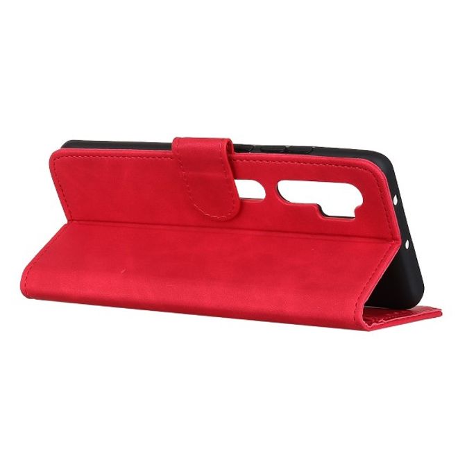 Xiaomi Mi Note 10 / Note 10 Pro Handyhülle - Vintage II Leder Bookcover Series - rot