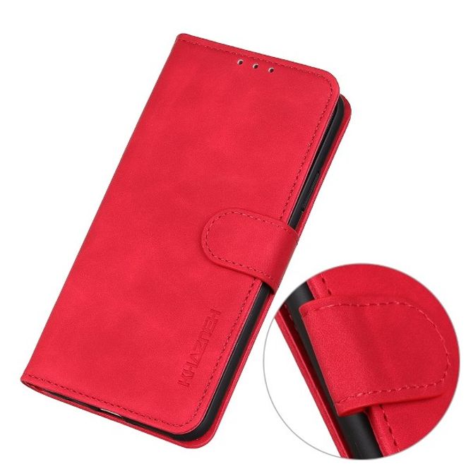 Xiaomi Mi Note 10 / Note 10 Pro Handyhülle - Vintage II Leder Bookcover Series - rot