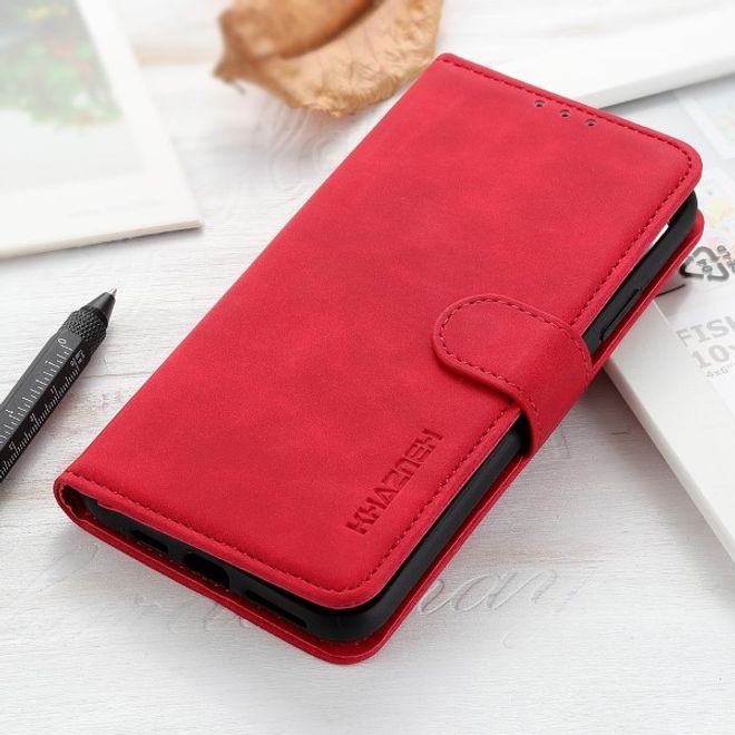 Xiaomi Mi Note 10 / Note 10 Pro Handyhülle - Vintage II Leder Bookcover Series - rot