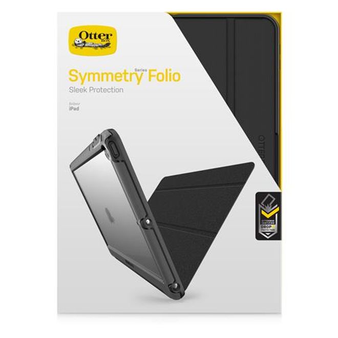 Otterbox - iPad 10.2 Hülle - Robustes Bookcover - Symmetry Series - schwarz