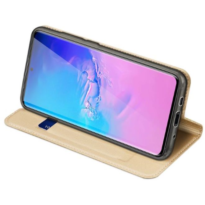 Dux Ducis - Samsung Galaxy S20 Ultra Hülle - Handy Bookcover - Skin Pro Series - gold