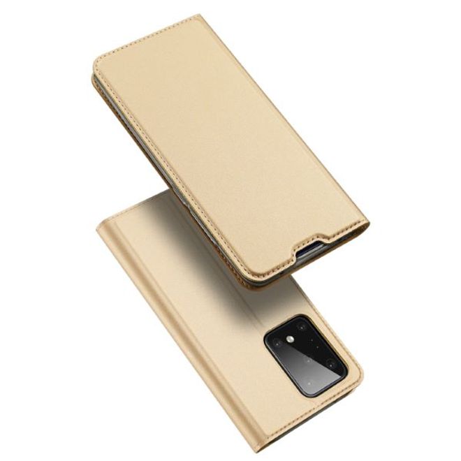 Dux Ducis - Samsung Galaxy S20 Ultra Hülle - Handy Bookcover - Skin Pro Series - gold