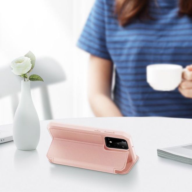 Dux Ducis - Samsung Galaxy S20 Ultra Hülle - Robustes Handy Bookcover - Skin X Series - pink