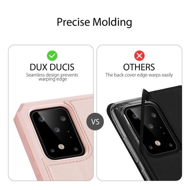 Dux Ducis - Samsung Galaxy S20 Ultra Hülle - Robustes Handy Bookcover - Skin X Series - pink