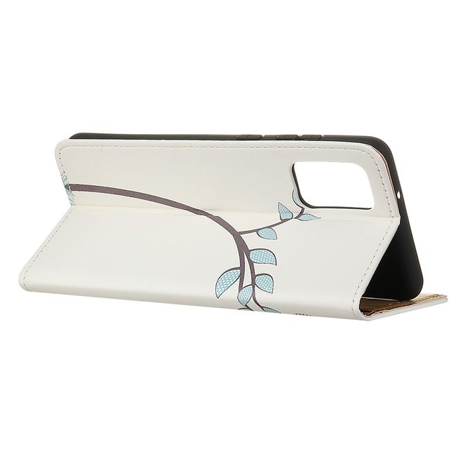 Samsung Galaxy S20 Ultra Handy Hülle - Leder Bookcover Image Series - Eulen auf einem Ast