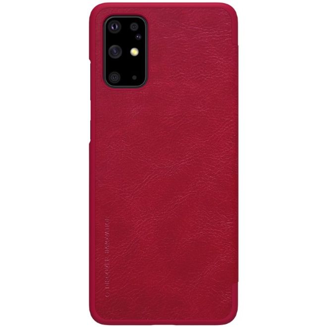 Nillkin - Samsung Galaxy S20 Ultra Hülle - Leder Book Case - Qin Series - rot