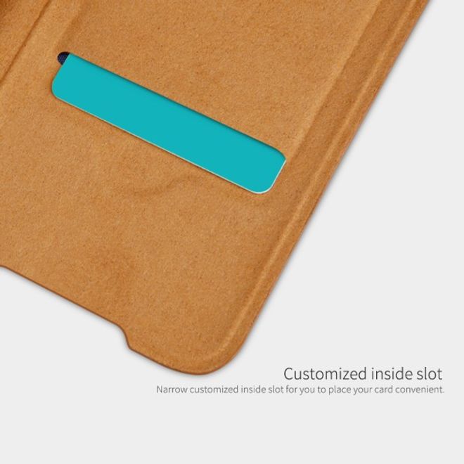 Nillkin - Samsung Galaxy S20 Ultra Hülle - Leder Book Case - Qin Series - rot