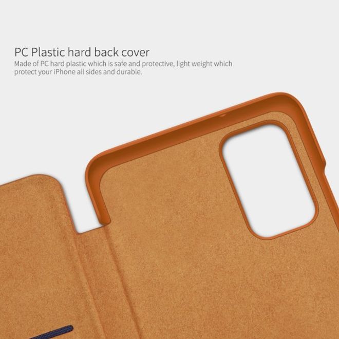 Nillkin - Samsung Galaxy S20 Ultra Hülle - Leder Book Case - Qin Series - rot