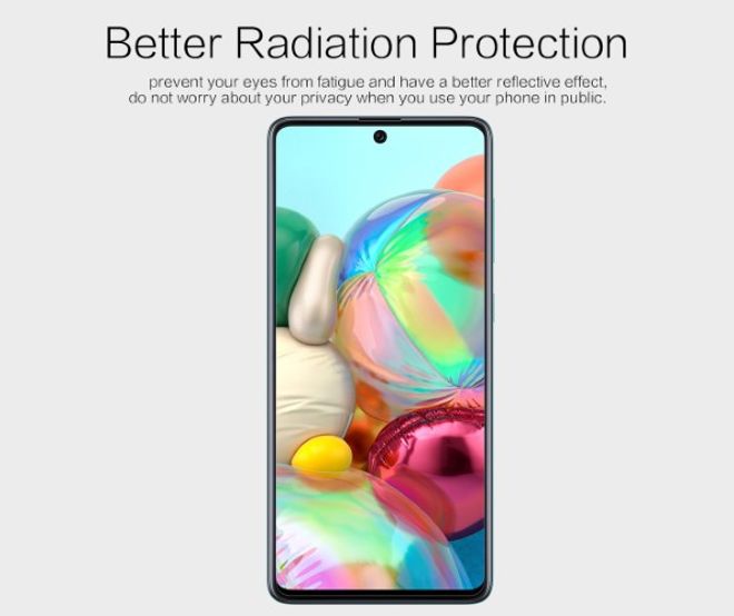 Nillkin - Samsung Galaxy A71 Display Schutzfolie - Matt Anti-Glare - Matte Whole Set Series