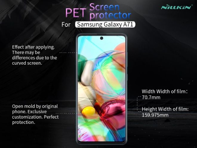 Nillkin - Samsung Galaxy A71 Schutzfolie - Super Clear Whole Set Series